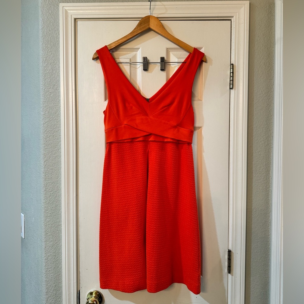 HD in Paris Anthropologie Ardmore Orange Dress Sz 6